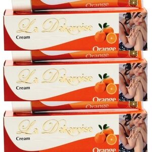 La Dakoise Orange Cream - Women Bath & Body Moisturizing Cream 3packs